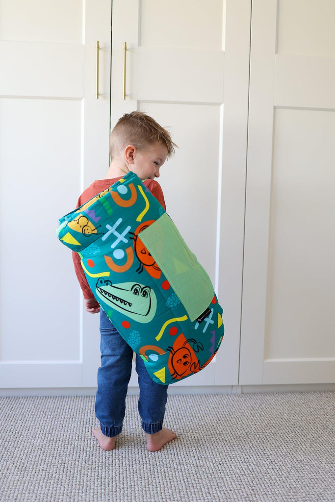 Kids Nap Mat In A While Crocodile - Morgy + Wills